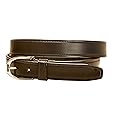 Tory Leather Plain English Stirrup 1.25 Inch Black Unisex Belt (32")