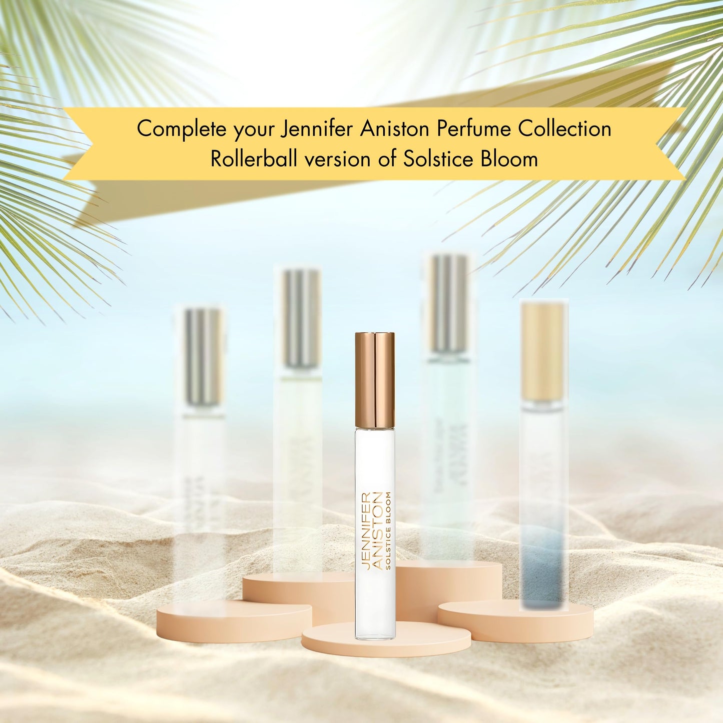 Jennifer Aniston Solstice Bloom Perfume for Women Rollerball EDP 0.33 Ounces
