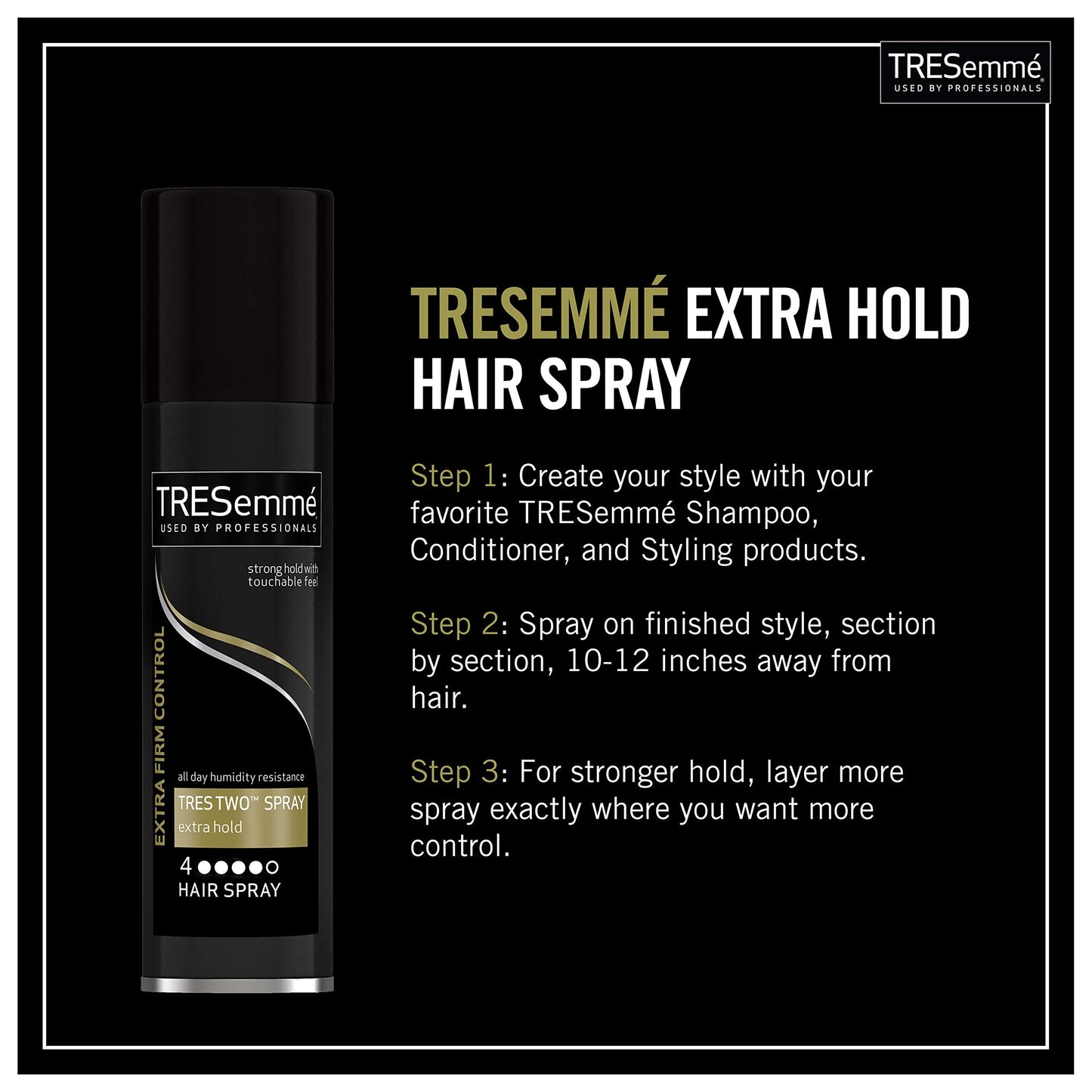 TRESemmé TRES Two Hair Spray Extra Hold 4.2 oz