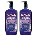 Dr Teal's Sleep Body Wash with Pure Epsom Salt, Melatonin, Lavender & Chamomile Essential Oil Blend, 24 fl oz (Pack of 2)