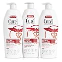 Curel Ultra Healing Intensive Fragrance-Free Lotion For Extra-Dry Skin, Dermatologist Recommended, Ideal for Sensitive Skin, Cruelty Free, Paraben