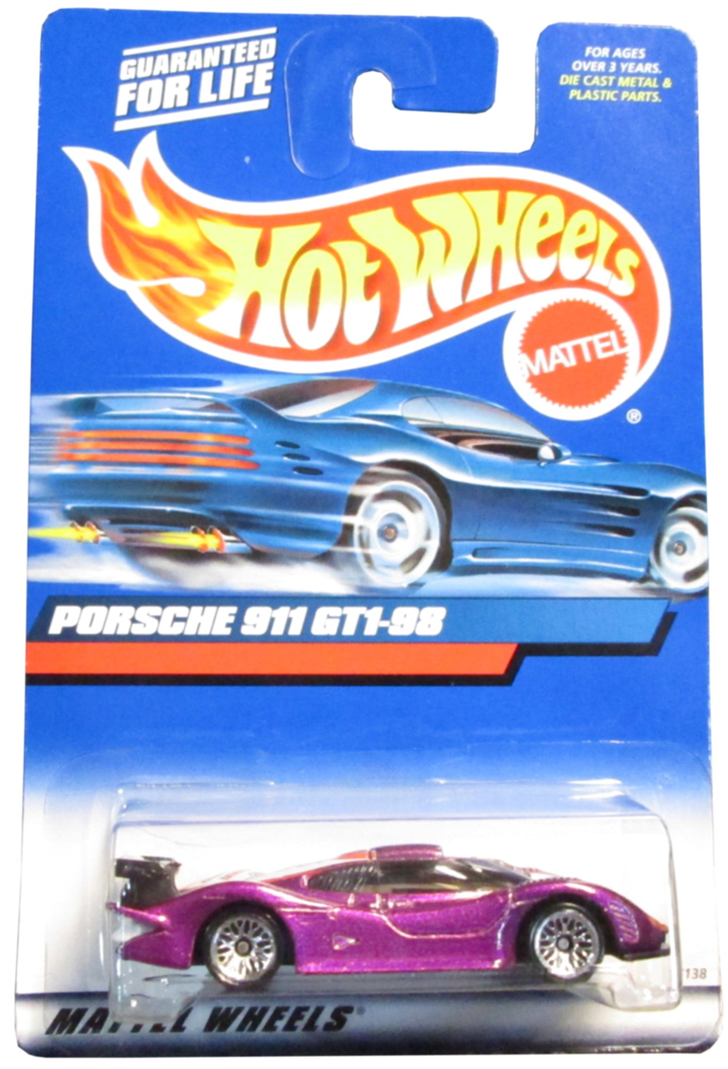 Hot Wheels 2000-172 Porsche 911 Gt1-98 1:64 Scale