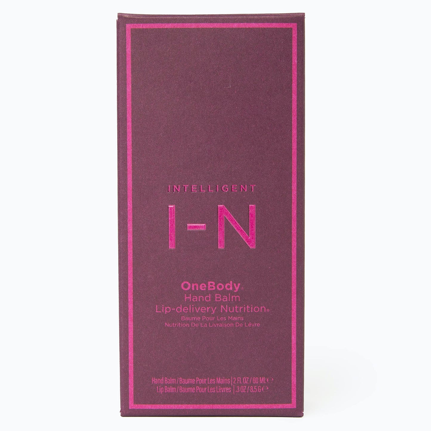 Intelligent Nutrients OneBody Hand Balm & Lip Delivery Nutrition Holiday Set - Help Soothe Dry Hands, Cuticles & Lips (2-Piece Set)