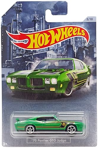 Hot Wheels 2020 American Steel Muscle Car Series '70 Pontiac GTO Judge 3/10 Green