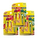 Carmex Daily Care Moisturizing Lip Balm Tubes with SPF, Fresh Cherry, Strawberry and Wintergreen Lip Balm Pack, 0.35 OZ - (3 Packs of 3)