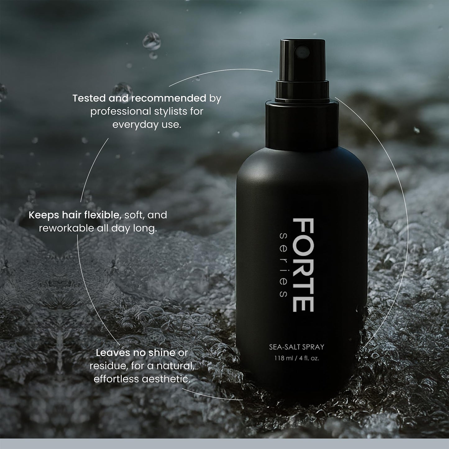 Alex Costa Sea-Salt Spray by Forte Series | Hair Volume for Men | Volumizing & Texturizing for Hair | Beachy Surfer Hair, Volume Hairspray for All Beauty and Personal Care Alex Costa