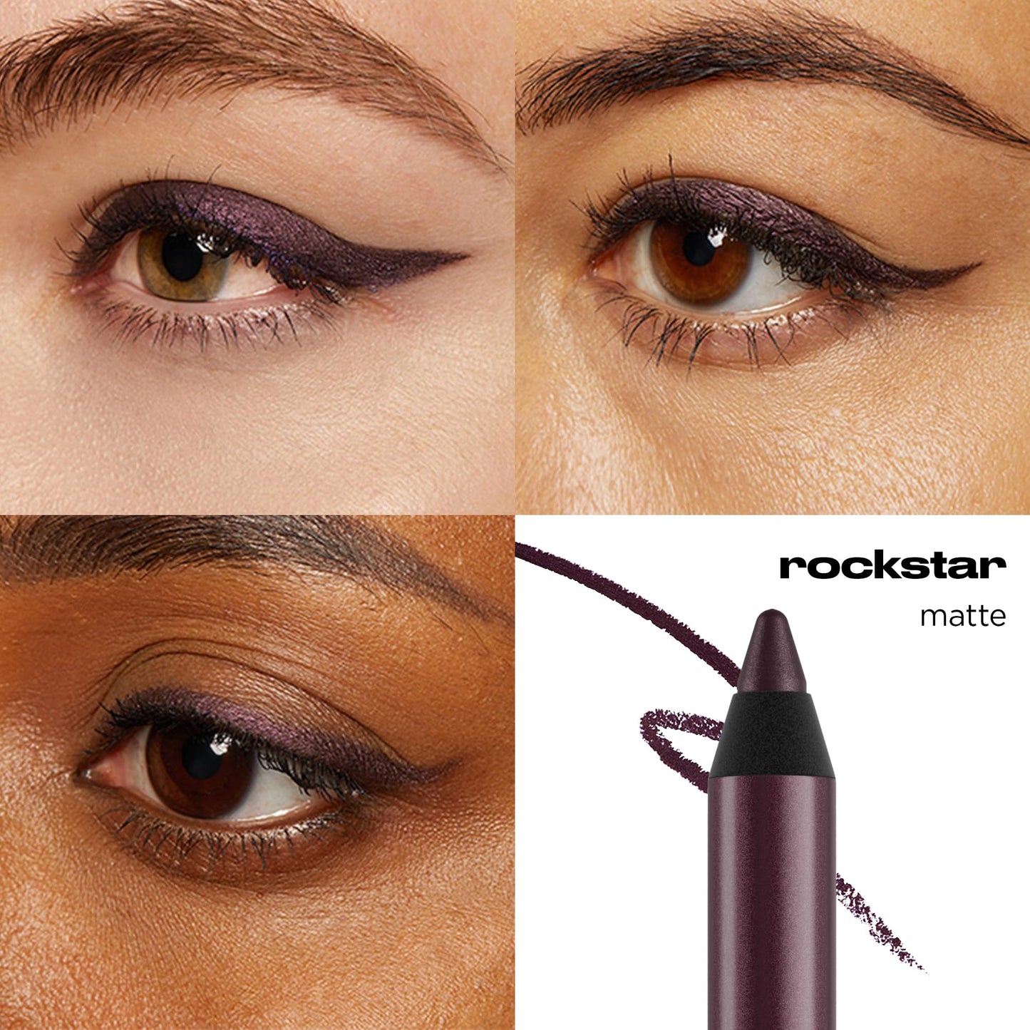 URBAN DECAY 24/7 Glide-On Waterproof Eyeliner Pencil - Smudge-Proof, Long-Lasting, Transfer-Proof, Up to 16HR Wear, Smooth No-Tug Formula, Rockstar