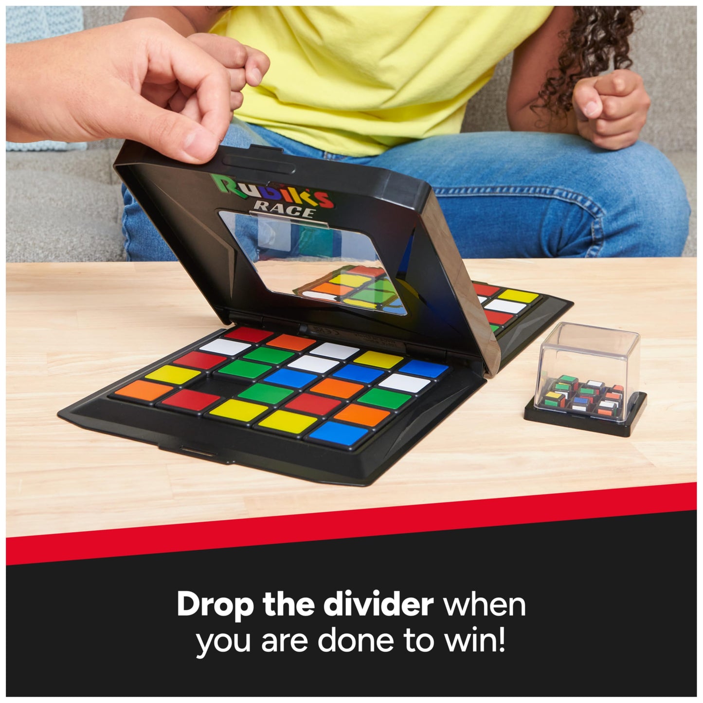 Rubik’s Race Ace Edition – Classic Fast-Paced 2-Player Puzzle & Strategy Board Game, Color-Matching Brain Teaser for Kids, Teens & Adults Ages 7+