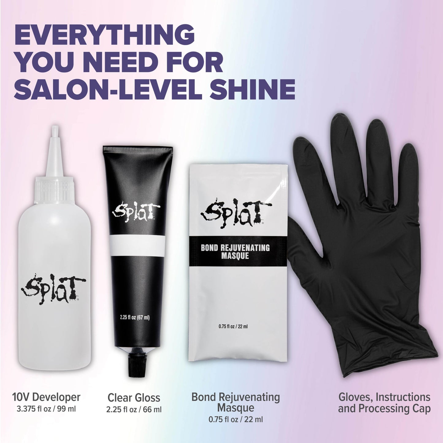 Splat Glossy Sauce Demi-Permanent Clear Gloss Hair Color