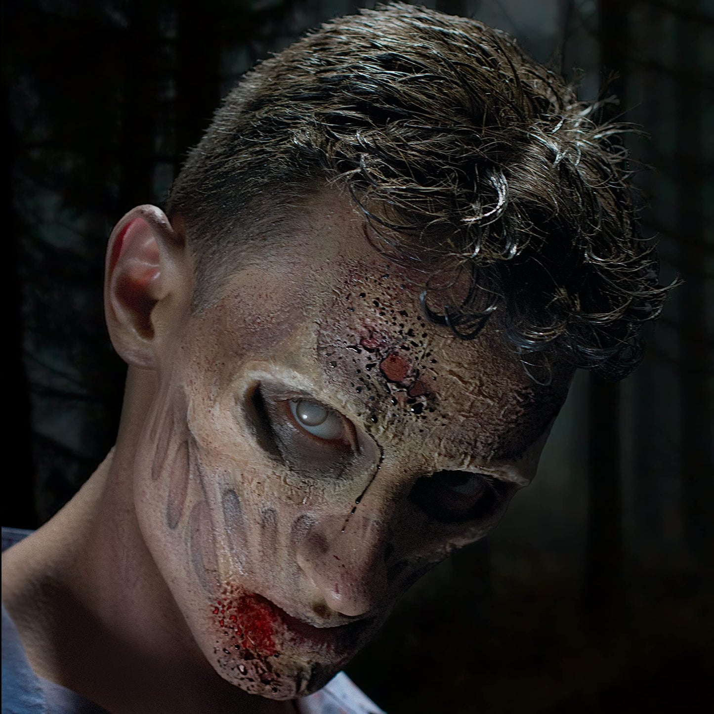 Graftobian Deluxe Zombie Makeup Kit - Expanded Theatrical Makeup Kit for Costumes, Cosplay, and Halloween