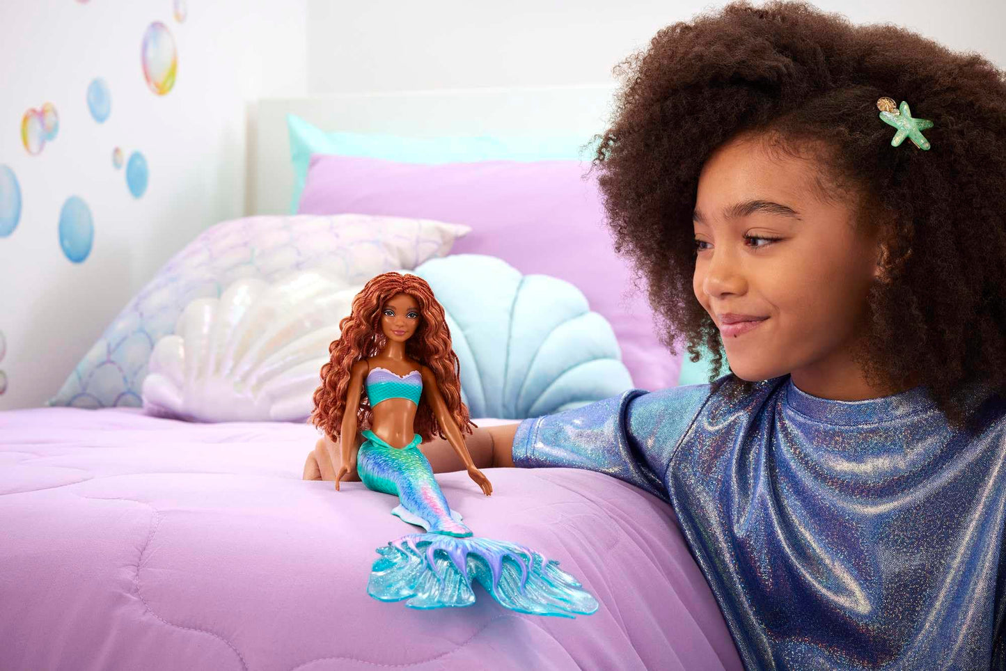 Mattel Disney Toys, Ariel Fashion Doll with Signature Outfit, Inspired by Disney’s The Little Mermaid Movie