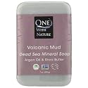 One With Nature Volcanic Mud Bar Soap, 7 Ounces (Pack Of 3)