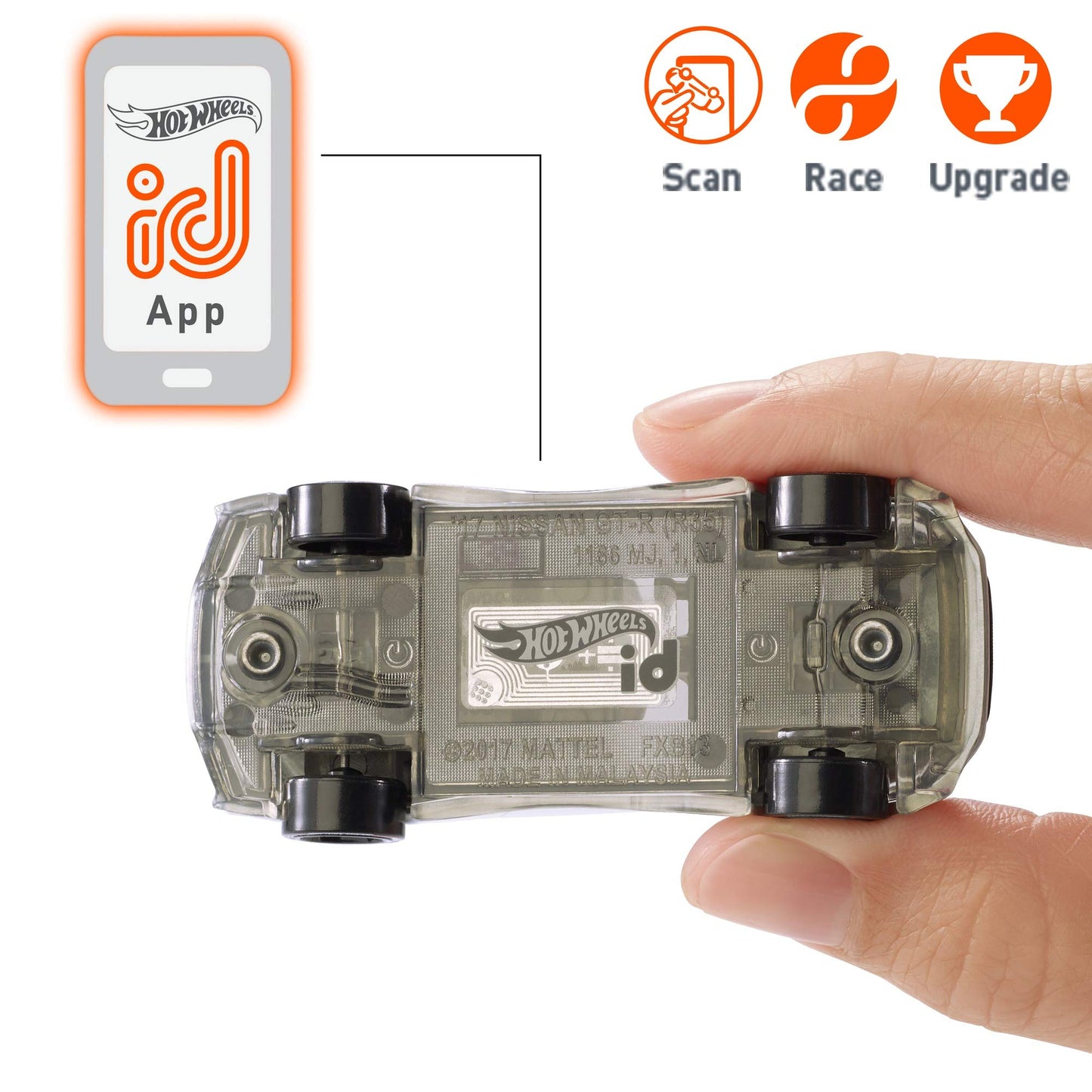 Hot Wheels id '17 Nissan GT-R (R35) {Factory Fresh}