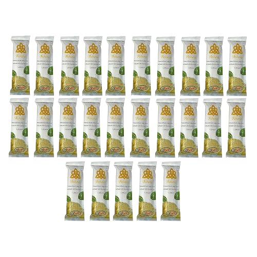 Asheva 8" x 9" Individually Wrapped Oshibori Disposable Towels - Luxurious Moist Cotton Hot/Cold Refreshment Towel - Lavender, Lemon, or Tea Tree