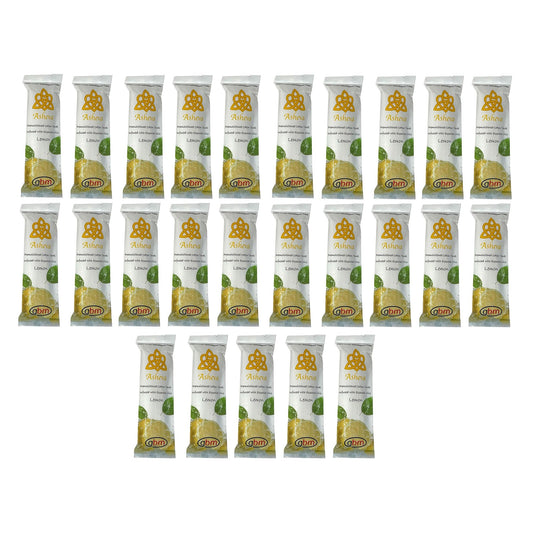 Asheva 8" x 9" Individually Wrapped Oshibori Disposable Towels - Luxurious Moist Cotton Hot/Cold Refreshment Towel - Lavender, Lemon, or Tea Tree