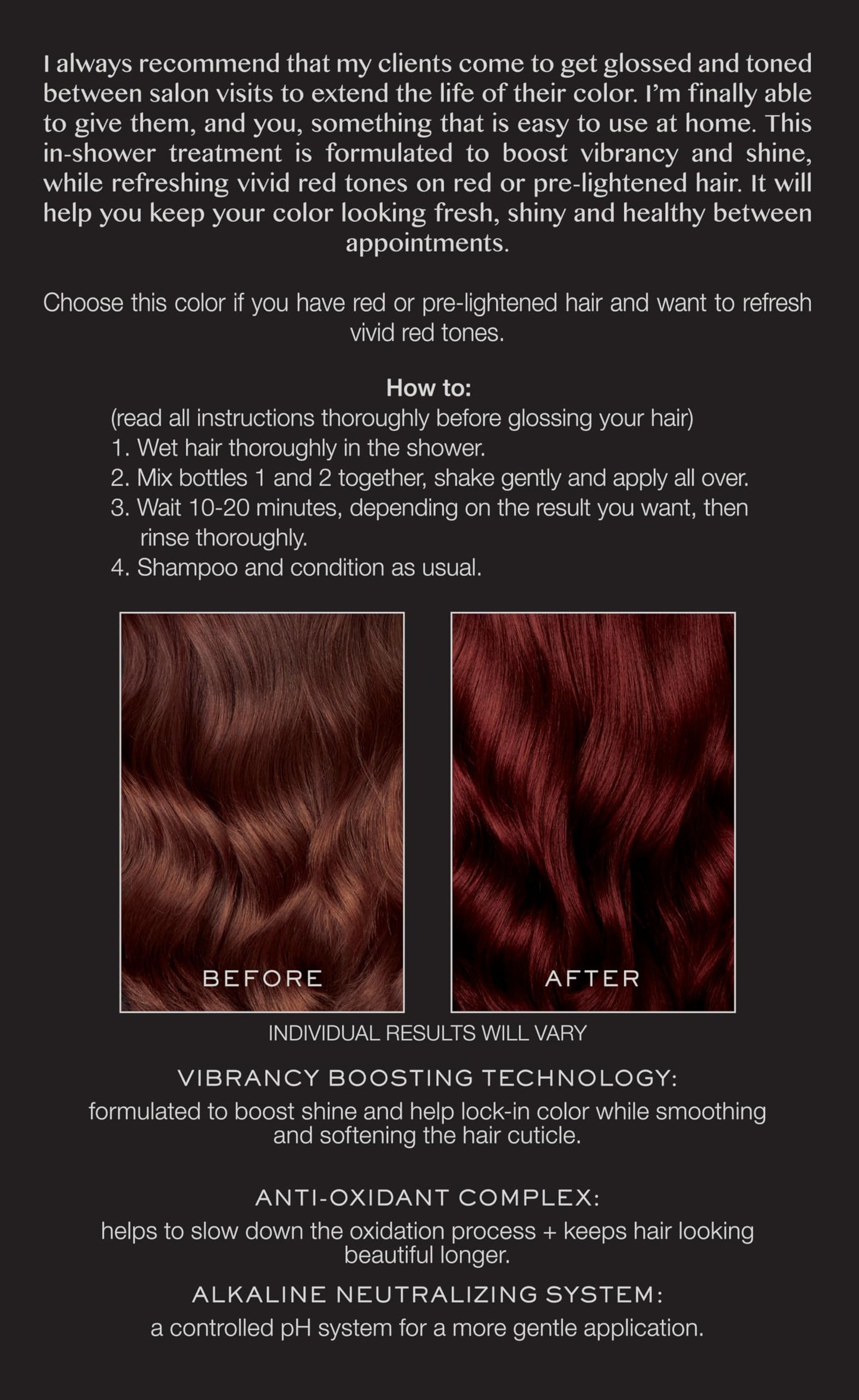 Kristin Ess The One Signature Hair Gloss - Ruby: Medium True Red