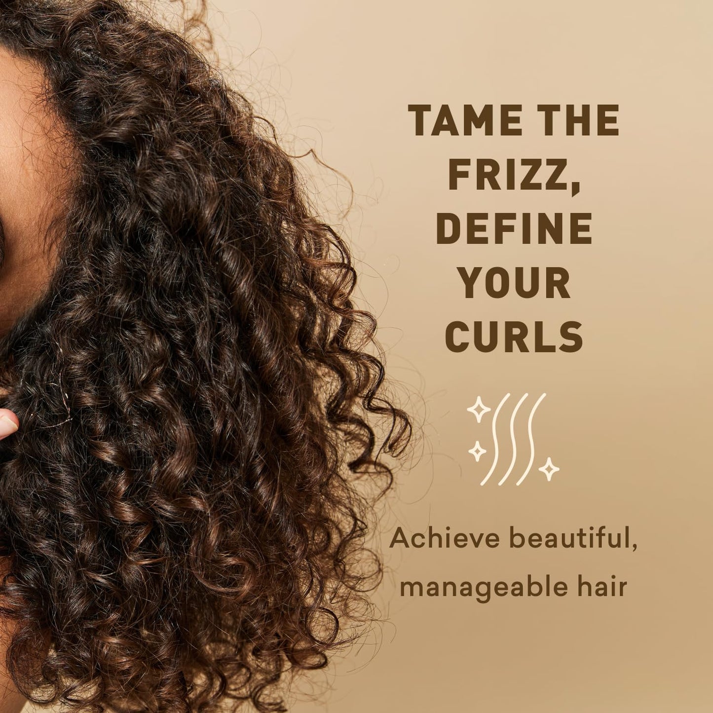 Just Nutritive Herbal Gel for Curly Hair | Frizzy Hair Styling and Conditioning Gel | 16 Oz