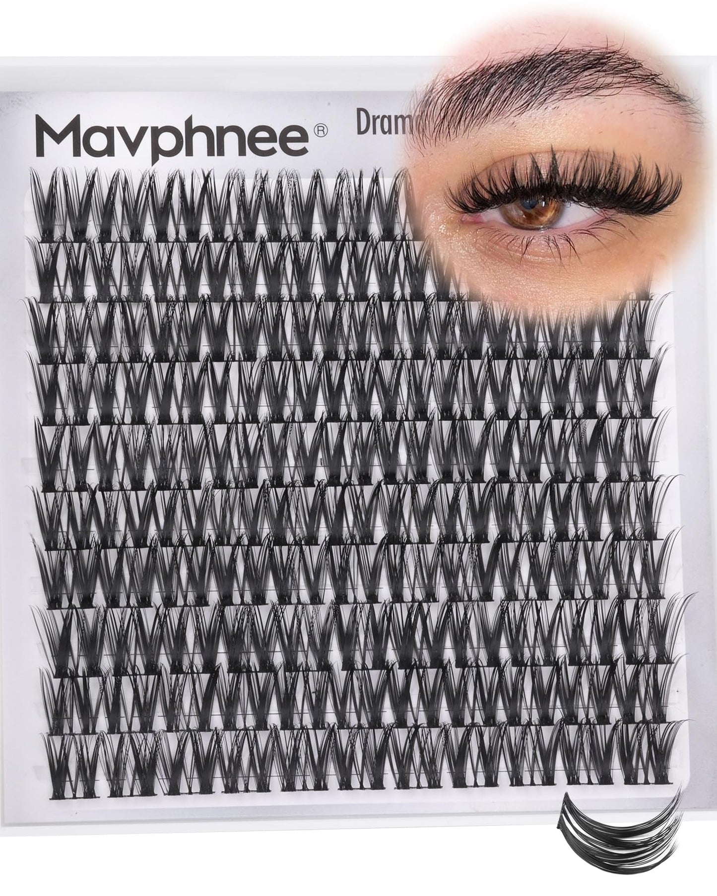 Flaunt Lash Clusters 12MM Only Eyelash Clutsers Wispy Wet Set Individual Lash Extensions CD-Curly Natural Eyelash Extensions, Effortless Application Beauty and Personal Care Mavphnee Default Title
