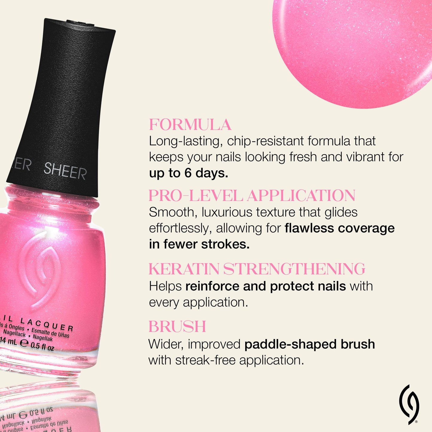 China Glaze CG Nail Lacquer Soft Launch - Sheer Pink Nail Polish, Quick Dry, Chip Resistant, Shimmer Finish for Salon Quality DIY Manicure, 0.5 fl oz Beauty & Personal Care China Glaze