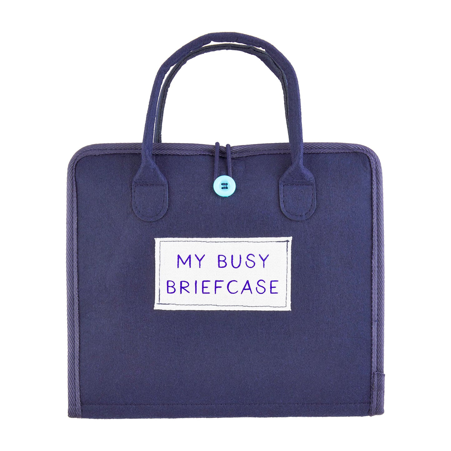 Mud Pie Blue My Busy Briefcase