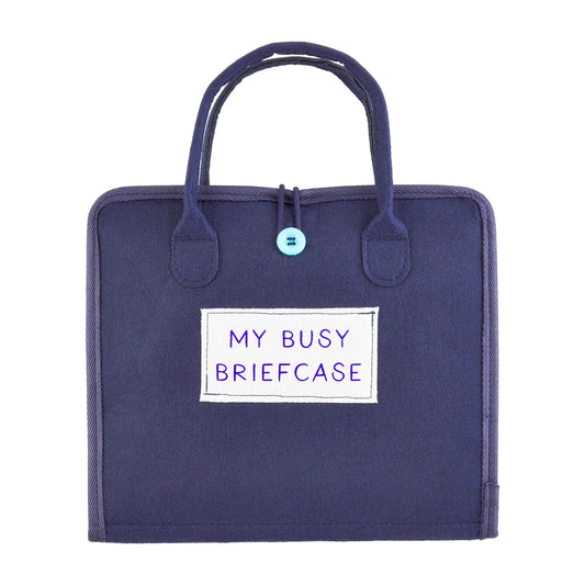 Mud Pie Blue My Busy Briefcase