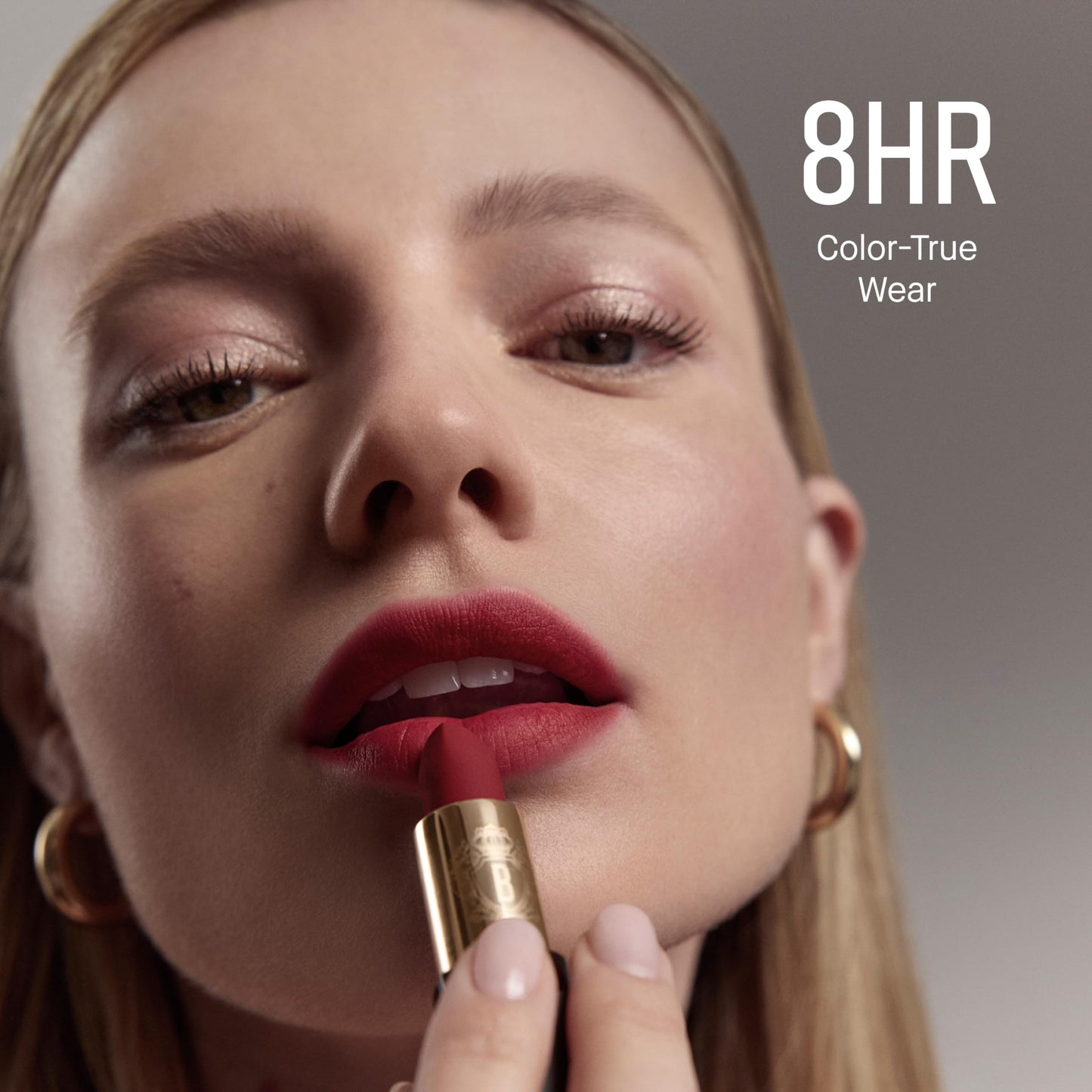 Bobbi Brown Luxe Cashmere Matte Lipstick | Non-Drying, Hydrating, Ultra-Matte Finish | Yellow Flower Complex, 0.12 Ounce, Pink Suede