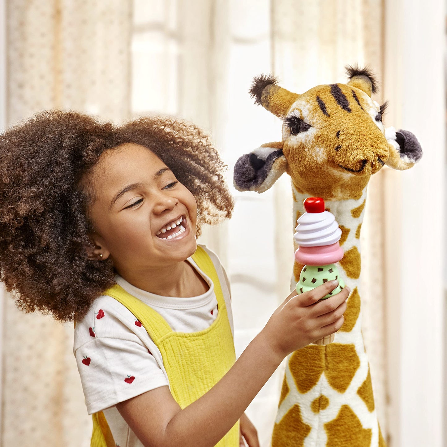 Melissa & Doug Giant Giraffe - Lifelike Stuffed Animal (Over 4 feet Tall)