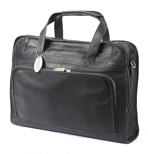 Claire Chase Professional Computer Briefcase, Black, One Size