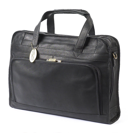 Claire Chase Professional Computer Briefcase, Black, One Size