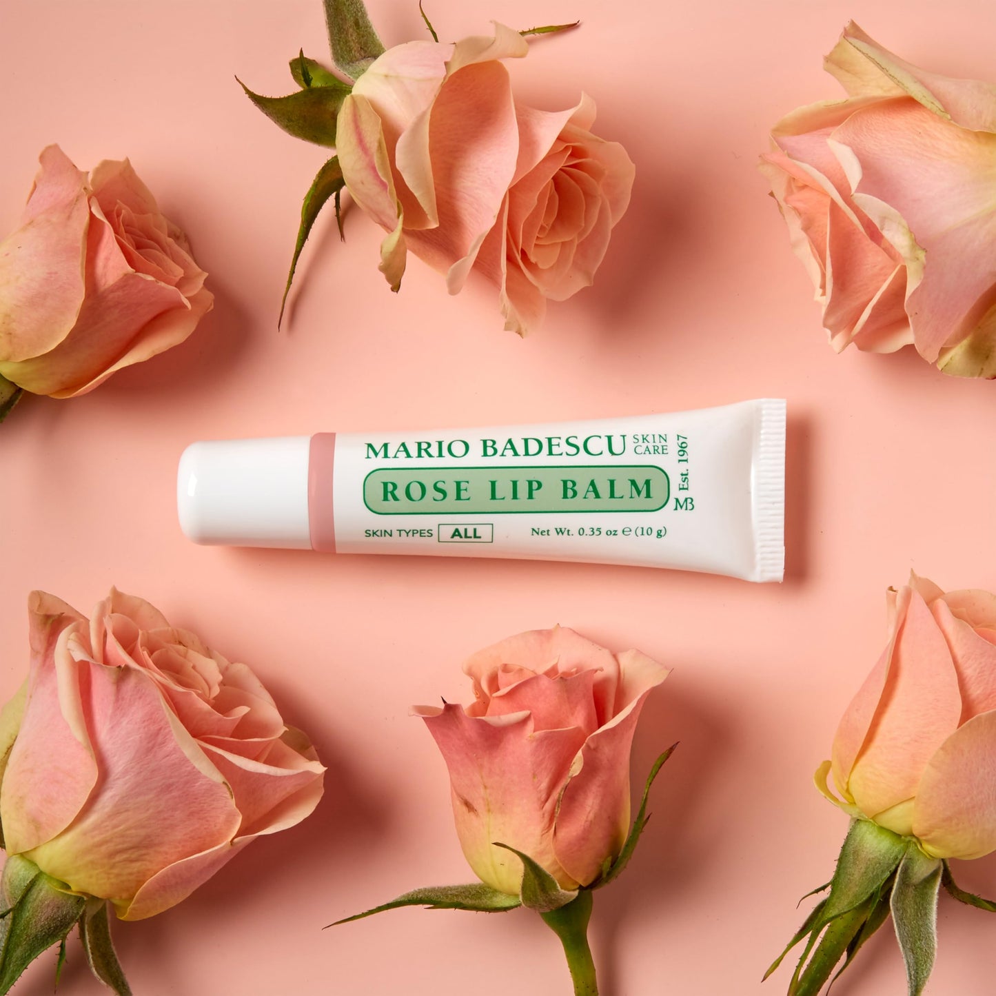 Mario Badescu Lip Balm for Dry Cracked Lips, Trio Pack Includes Mint, Rose, and Original Moisturizer, Ultra-Nourishing Care for Soft, Smooth