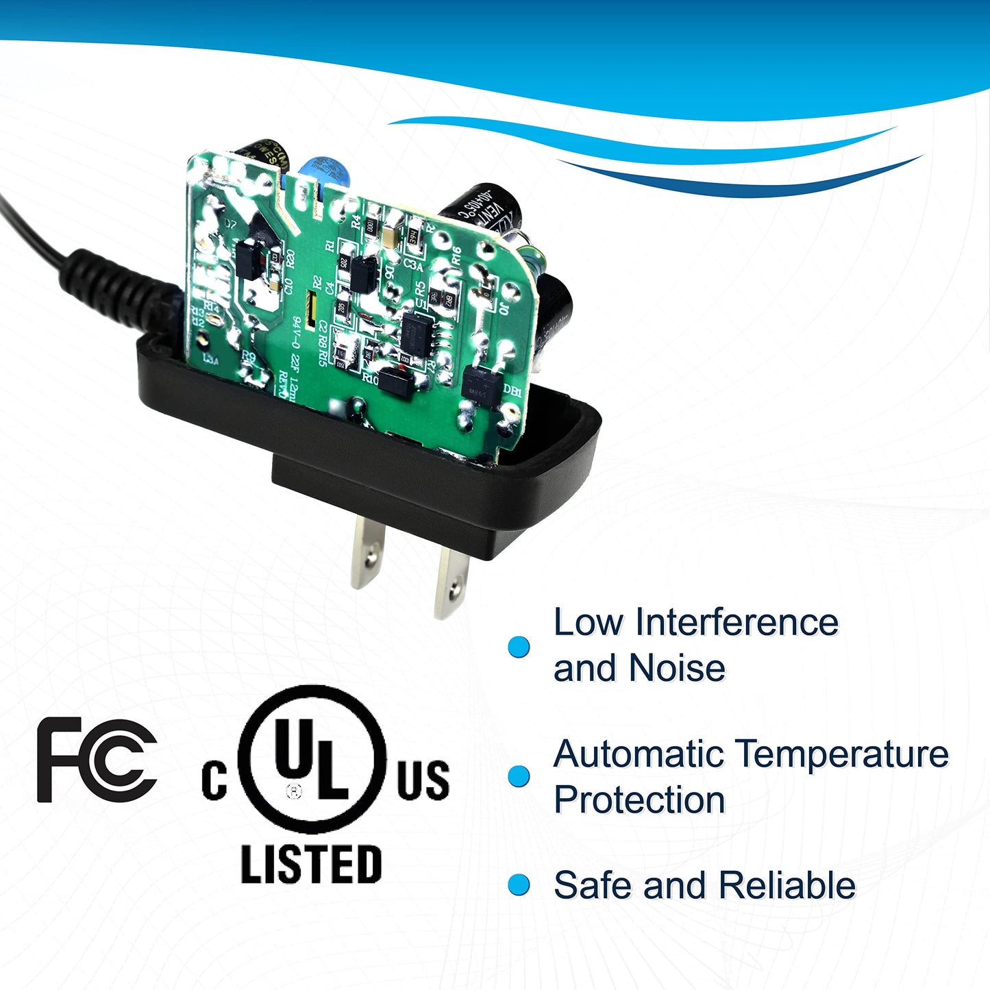 HQRP 15V Charger Compatible with Philips Norelco HQ8505 7000 5000 3000 6709X 6716X 6735X 6737X 6828XL 6829XL RQ1280 RQ1260, Aquatech Powertouch AT880 Beauty and Personal Care HQRP
