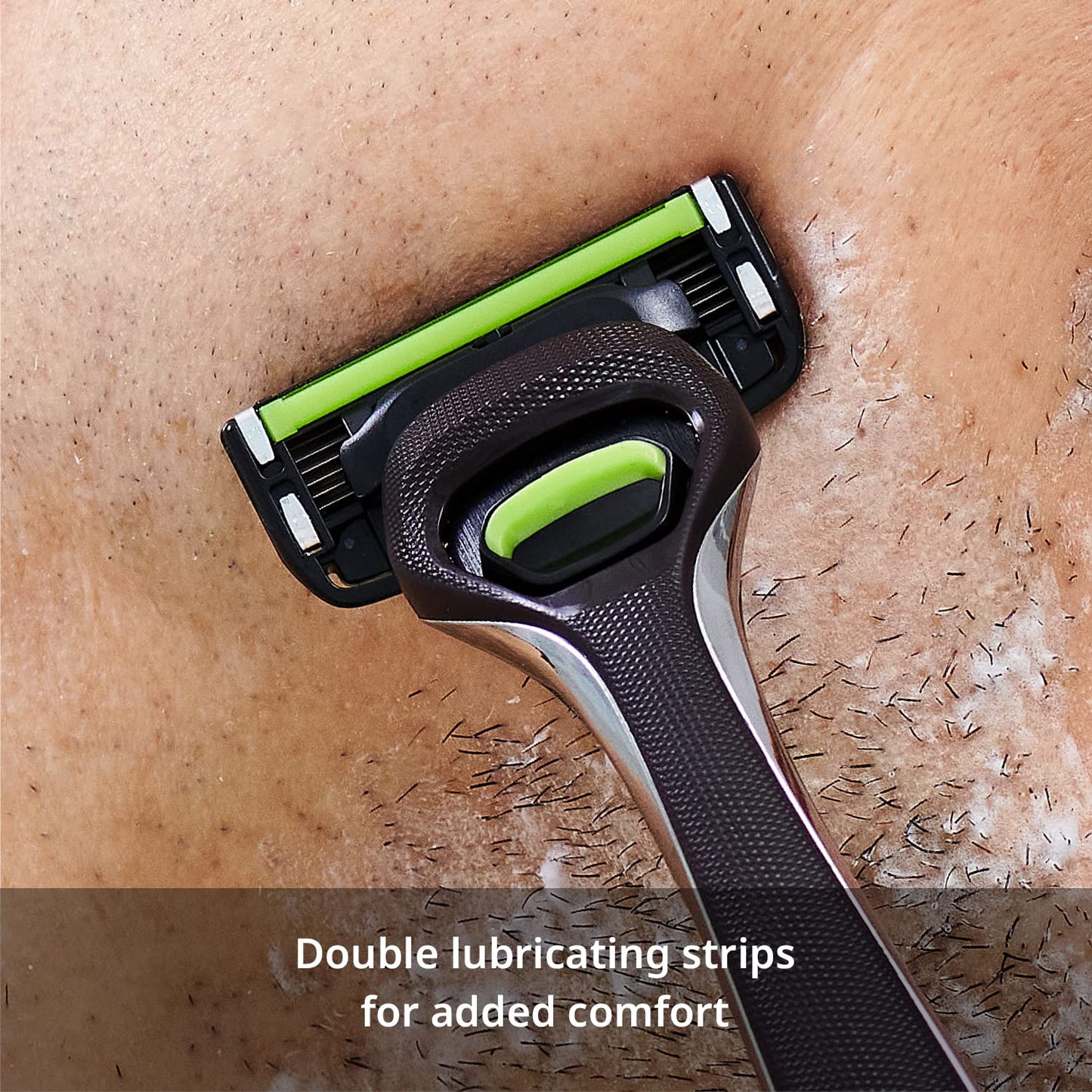 Dorco Pace 6 Pro - Six Blade Razor System with Trimmer - 2 Replacement Handles (Handles Only) Beauty and Personal Care DORCO