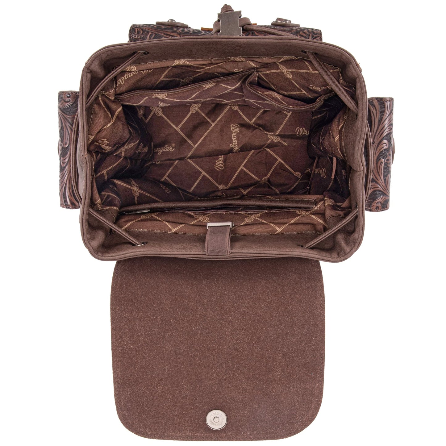 Montana West Wrangler Backpack Purse for Women Men Western Backpack Floral Tooled Travel Bags