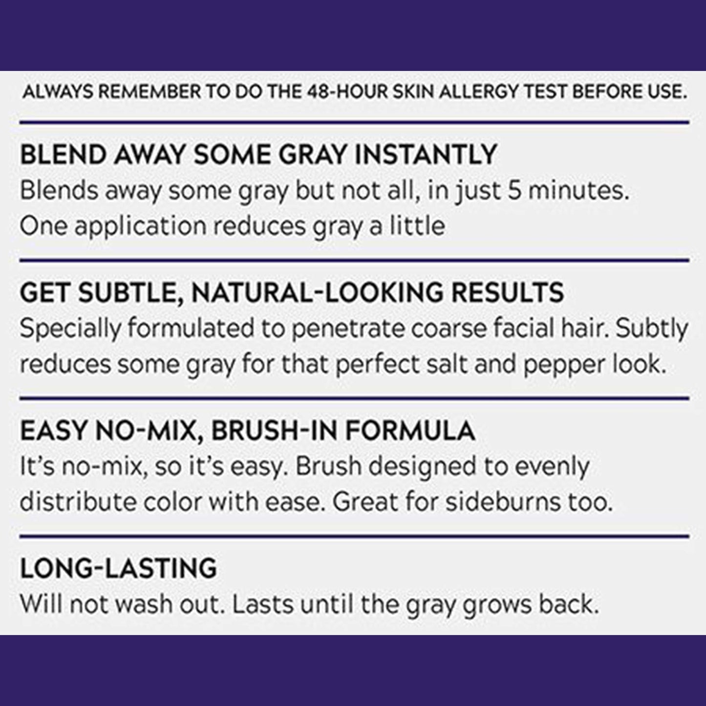 JUST FOR MEN Touch of Gray Hair Color, Mustache & Beard Kit, Light & Medium Brown B-25/35, 1 ea ( Pack of 3)