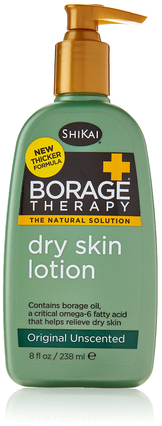Shikai Lotion Dry Skin Therapy, Borage, 8 Fluid Ounce
