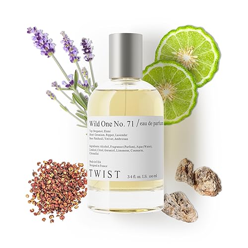Twist - Wild One No. 71 - Eau De Parfum Inspired by D. S.auvage, Long-Lasting Perfume For Men, Aromatic & Citrus, Vegan, Clean Ingredients, Fragrance