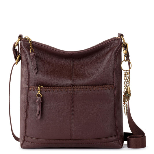 The Sak Lucia Leather Crossbody Purse - Premium Leather Women's Handbag for Everyday & Travel - Cross Body Bag With Zipper