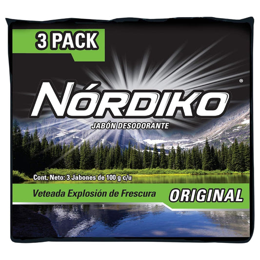 Nordiko Body Soap Bars - Toilet Soap Bars, Bath Soap Bars Deodorant, 3 Pack, 3.5 Oz Each, Premium Cleansing and Refreshing Formula for All Skin Types Beauty & Personal Care Five Brothers Products