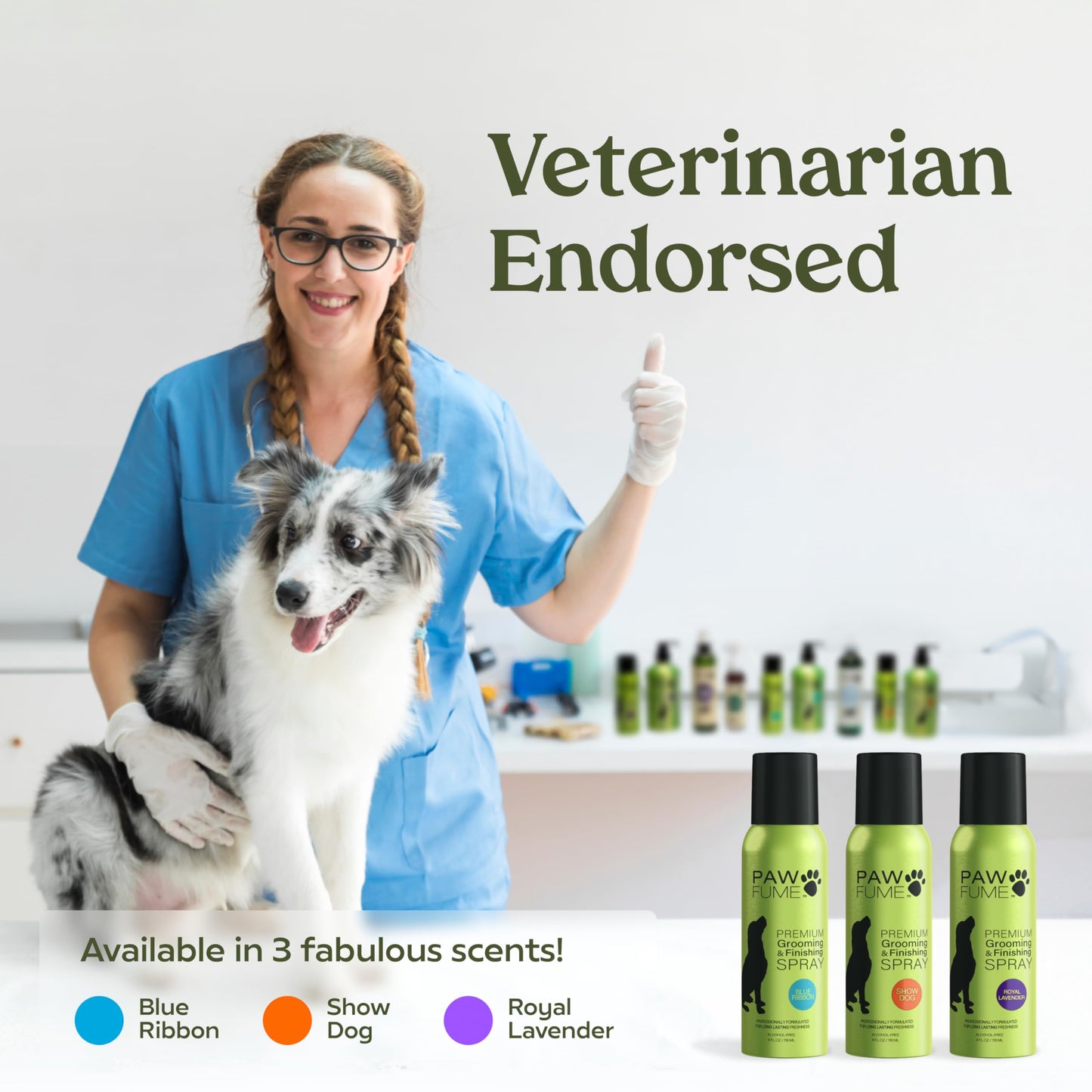 PAWFUME Dog Cologne Spray, Long Lasting Fresh Scent, Hypoallergenic, Alcohol-Free, Detangling & Moisturizing, Salon Quality