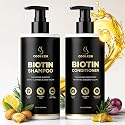 COOLKESI Tripeptide-Infused Biotin Hair Growth Shampoo and Conditioner Set, Onion Anti-Loss Volumizing Moisturizing Treatment for Soft Shine Hair