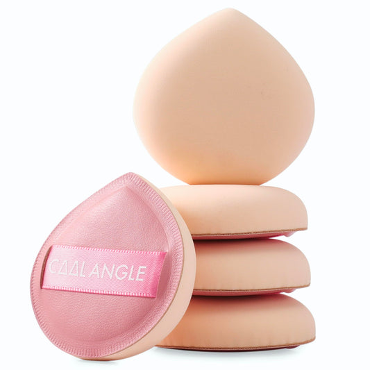COOL-ANGLE 5Pcs Pink Makeup Sponge For Foundation Concealer And Powder, latex free Blender Sponge For Natural And Easy Makeup Soft Long-lasting Beauty and Personal Care COOL-ANGLE Default Title