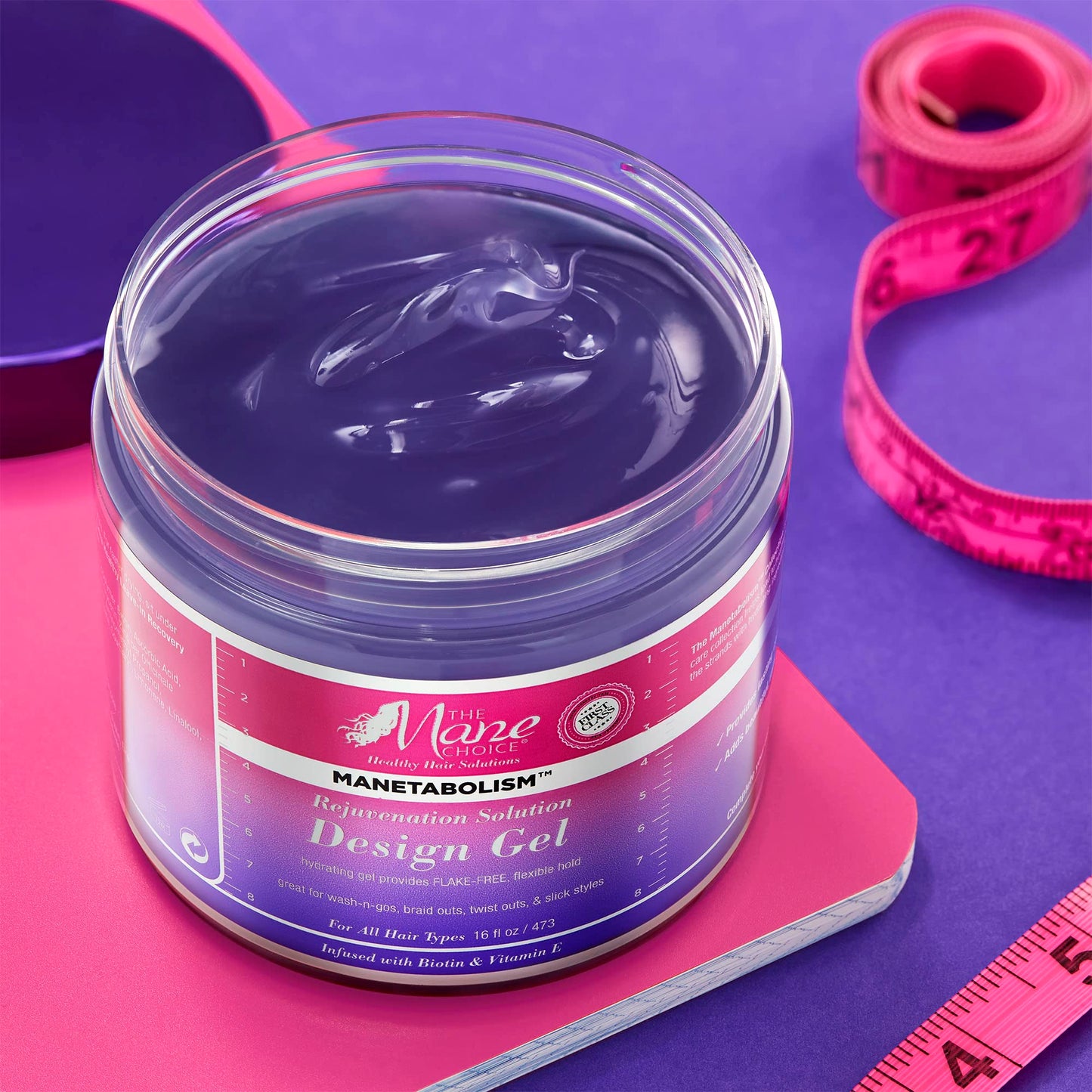 The Mane Choice Manetabolism Rejuvenation Solution Design Hair Gel, Twist & Braid Gel with Lasting Flexible Hold for Hair Shine & Strength, Helps