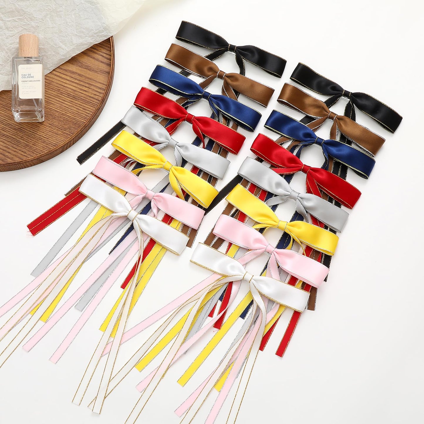 WORTL 16 PCS Hair Bows for Women,Ribbon Hair Bows With Long Tail,Hair bow clips Hair Barrettes for Women Accessories Beauty and Personal Care WORTL