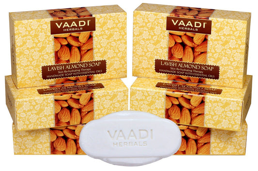 Vaadi Herbals Skin Rehydrating Lavish Almond Soap 6x75g