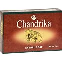 Chandrika Soap Sandal Soap, 75 Gram (Pack of 12)