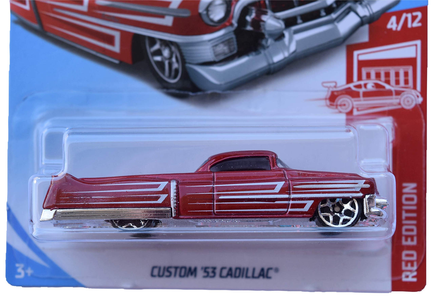 Hot Wheels Custom '53 Cadillac 6/250, Red Edition Series 4/12