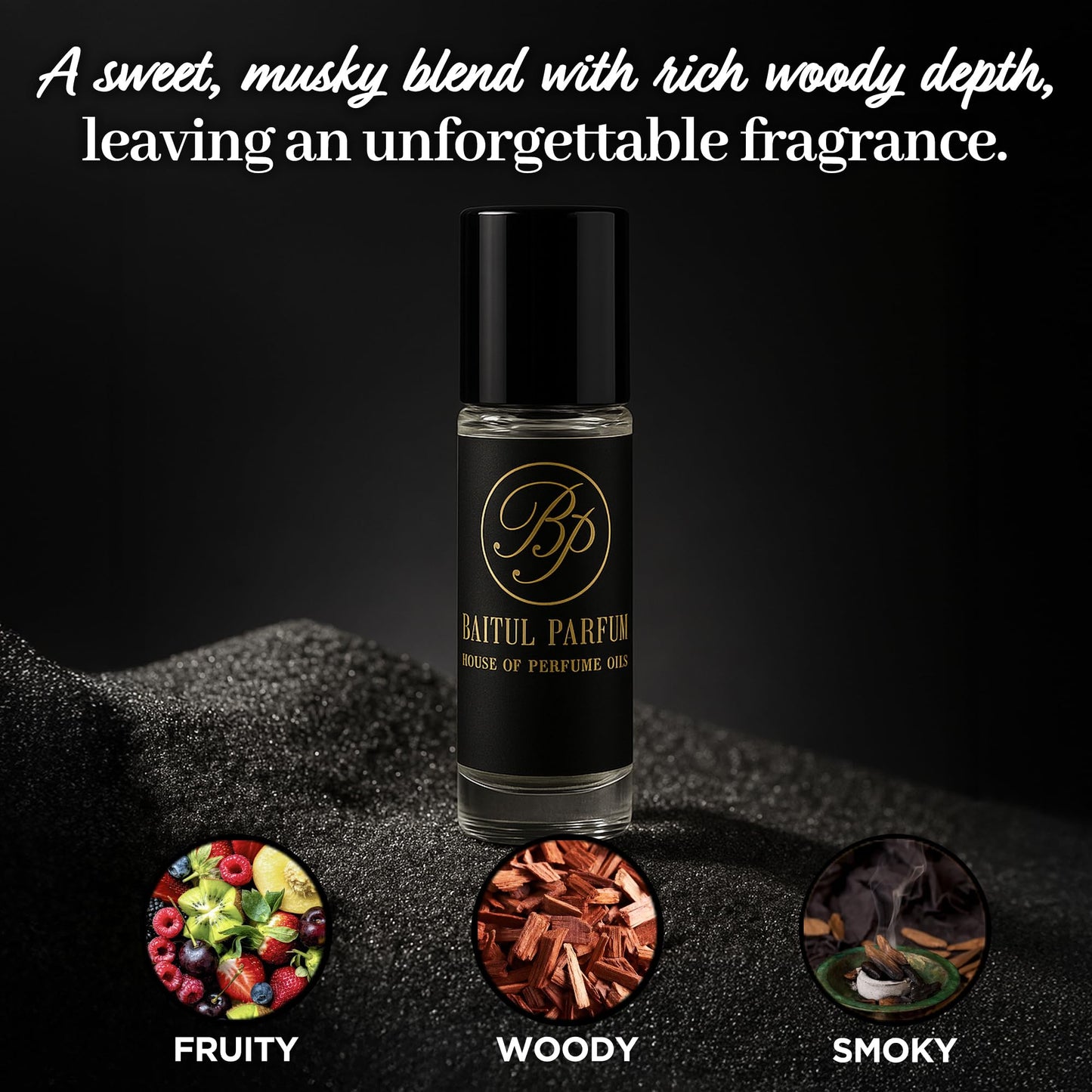 Men Premium Quality Fragrance Body Oil Roll On - similar to Creed Aventus