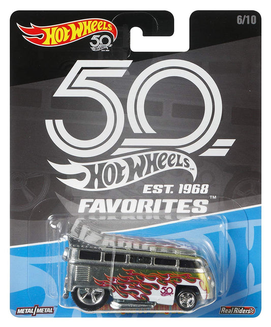 Hot Wheels 50th Anniversary Favs Volkswagen T1 Drag Bus Toys & Games Hot Wheels