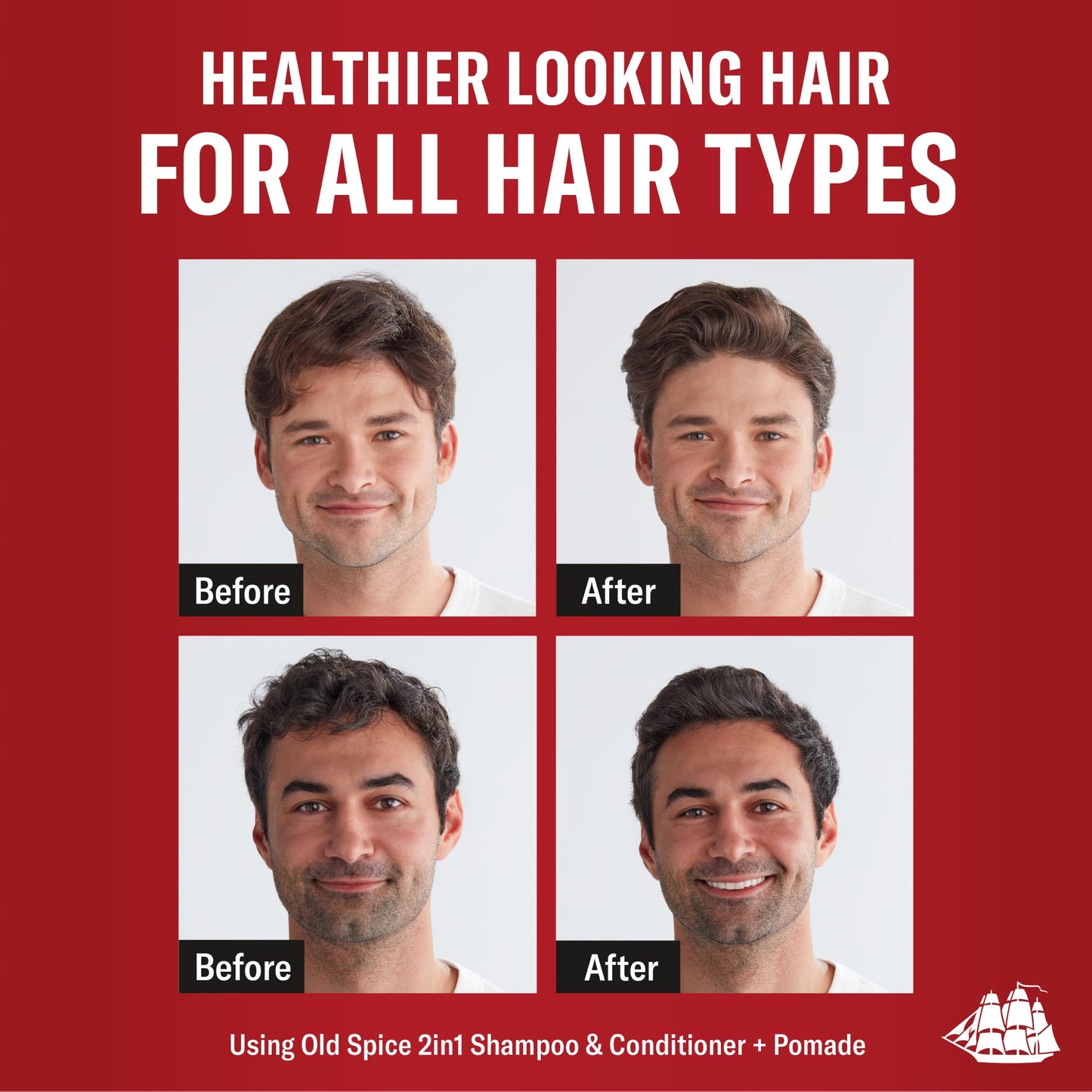 Old Spice Mens 2-in-1 Shampoo and Conditioner, Swagger, Cedarwood Lime Scent, For All Hair Types, Healthier, Fuller, Moisturized Looking Hair Beauty and Personal Care Old Spice