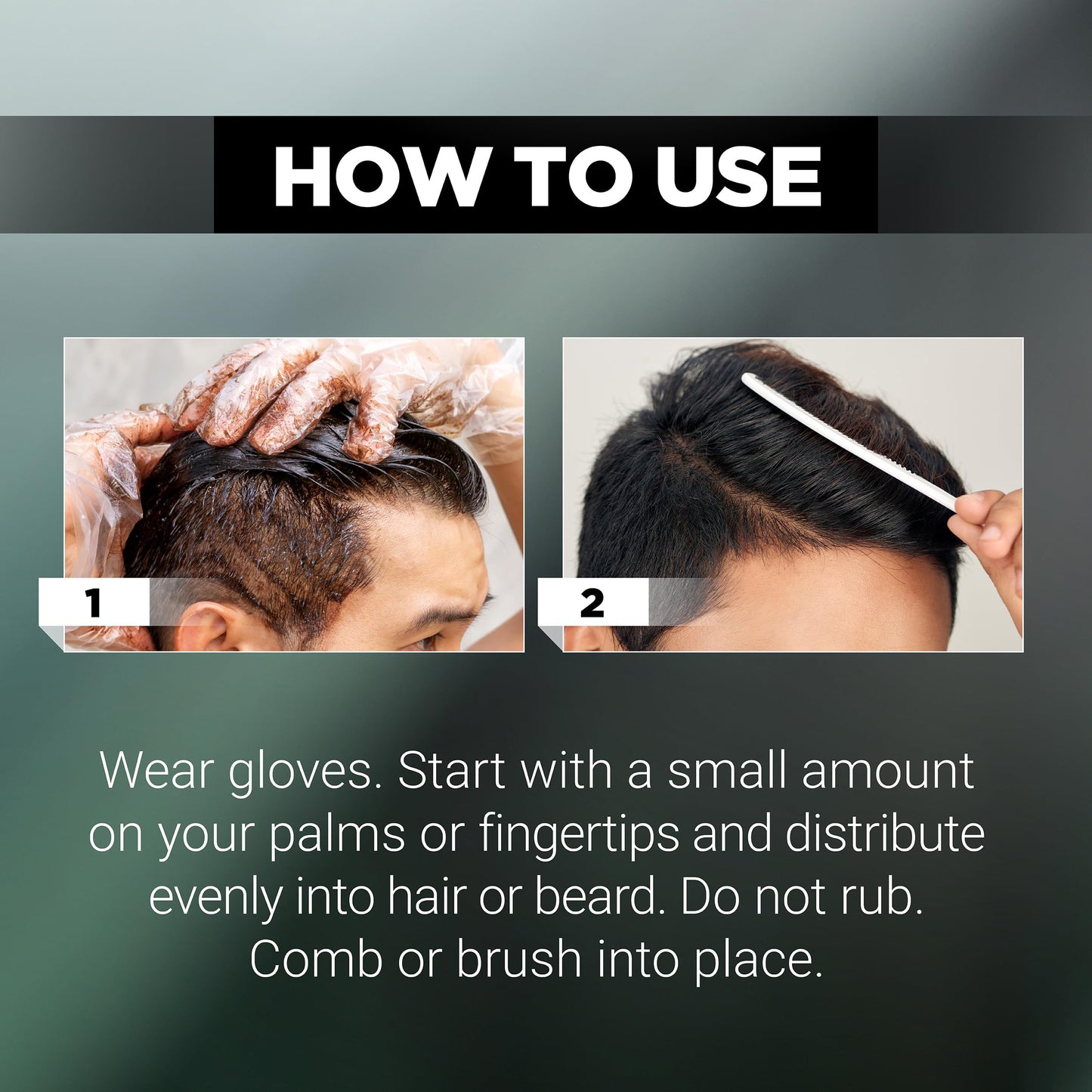 Clubman Pinaud Black Styling Gel - Grey-Free Hair Gel for Men, Instant Touch-Up White Hair Coverage & Flexible Hold, Unscented, 3 fl oz